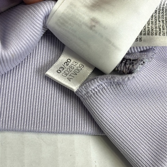 Adidas Youth Girls Size XLarge Purple Colorful Swirls Full Zip Up Track Jacket - Picture 10 of 11